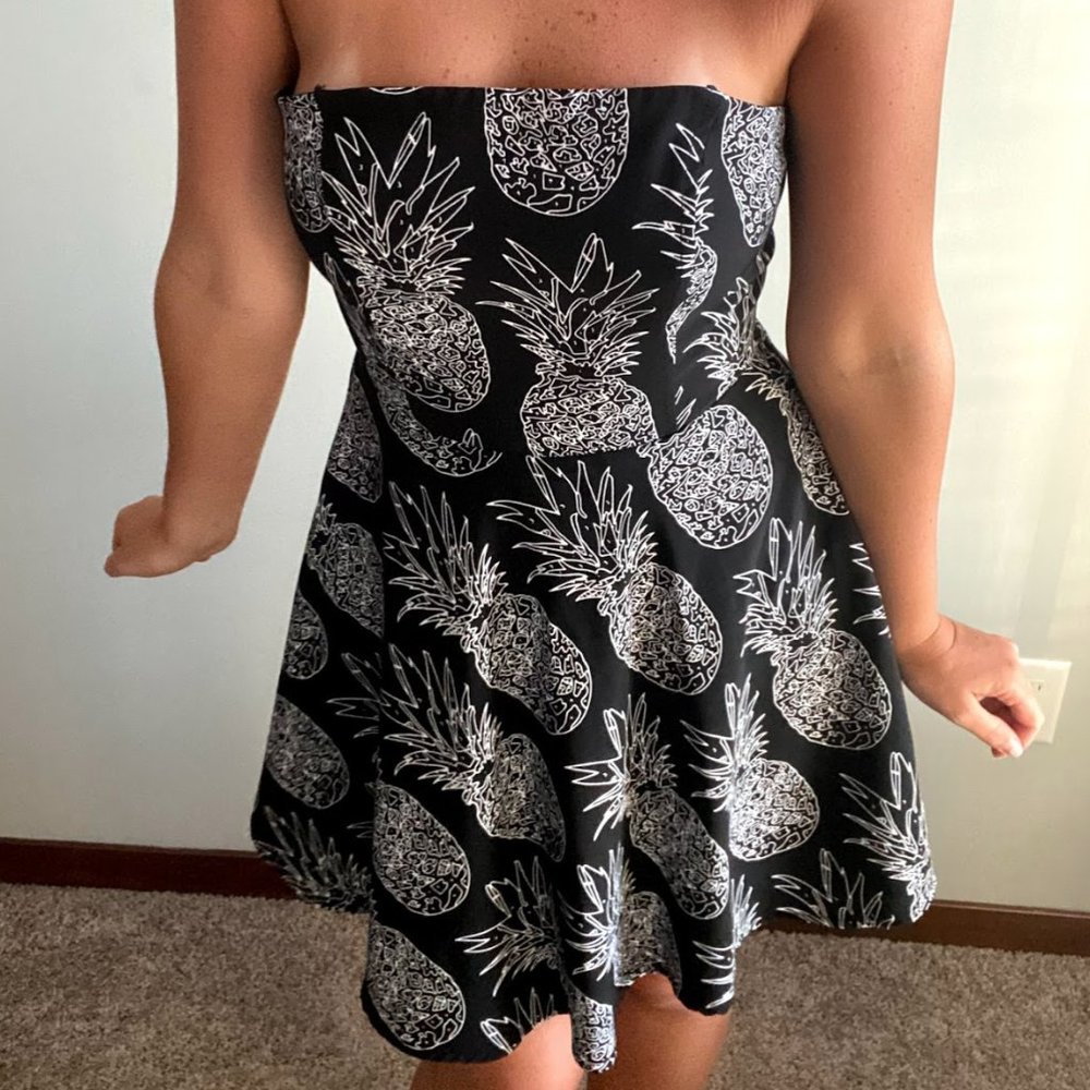 Pineapple Summer Sun Dress